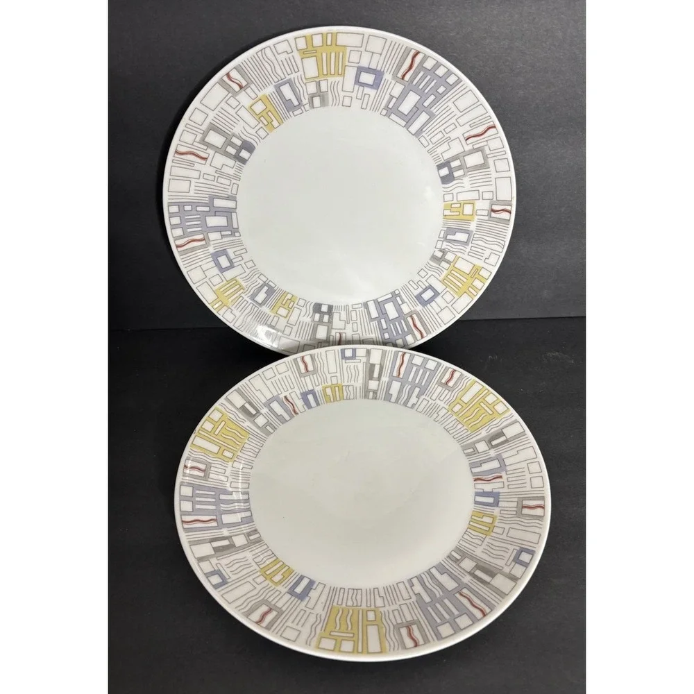 2 Hutschenreuther Bavaria Selb Salad Plates 7.5